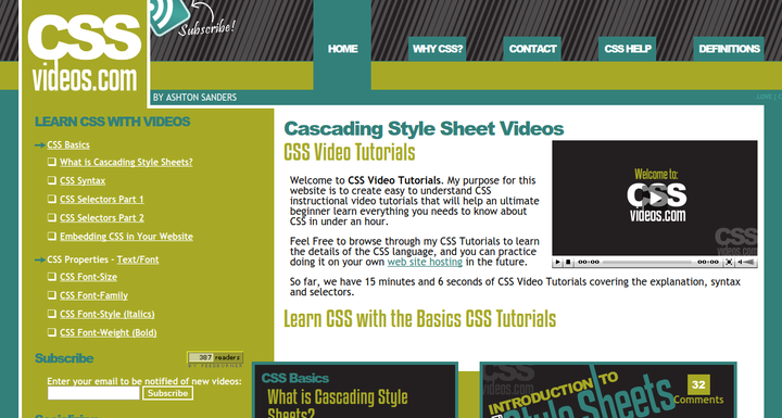 CSS Videos
