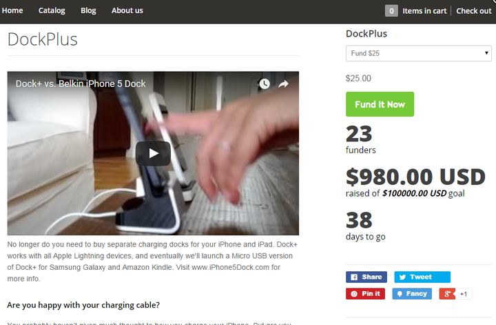 Build your own custom crowdfunding platform using shopify!