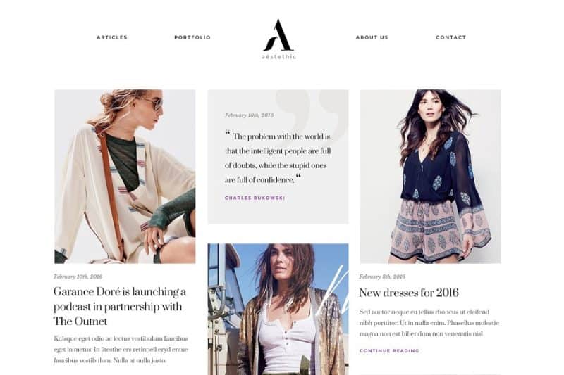 Aesthetic-Fashion-Blog-Theme