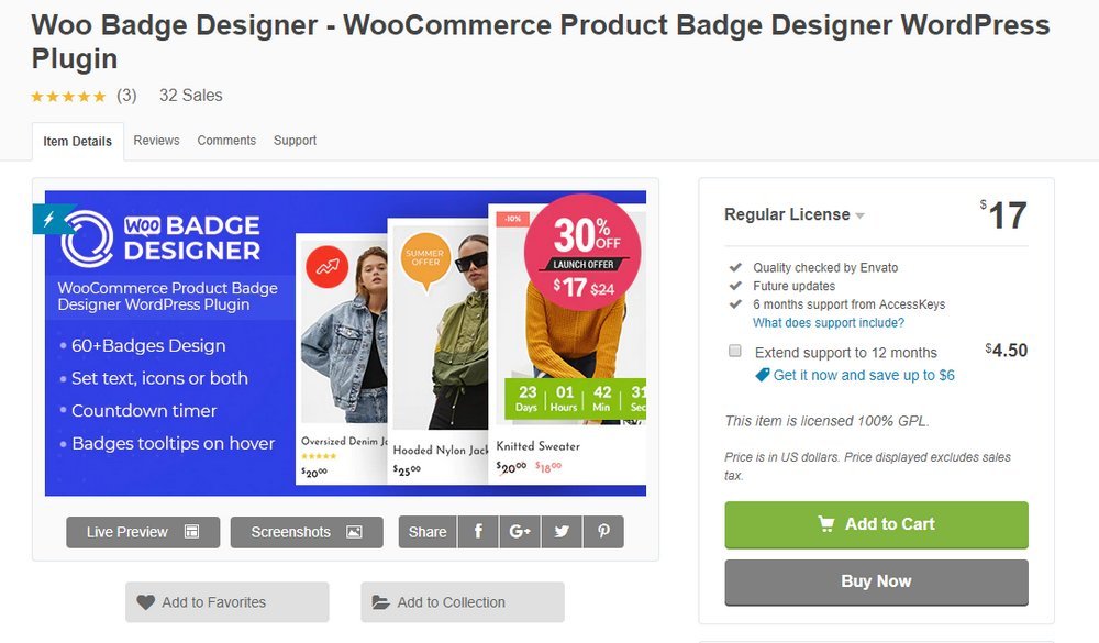 woo badge designer