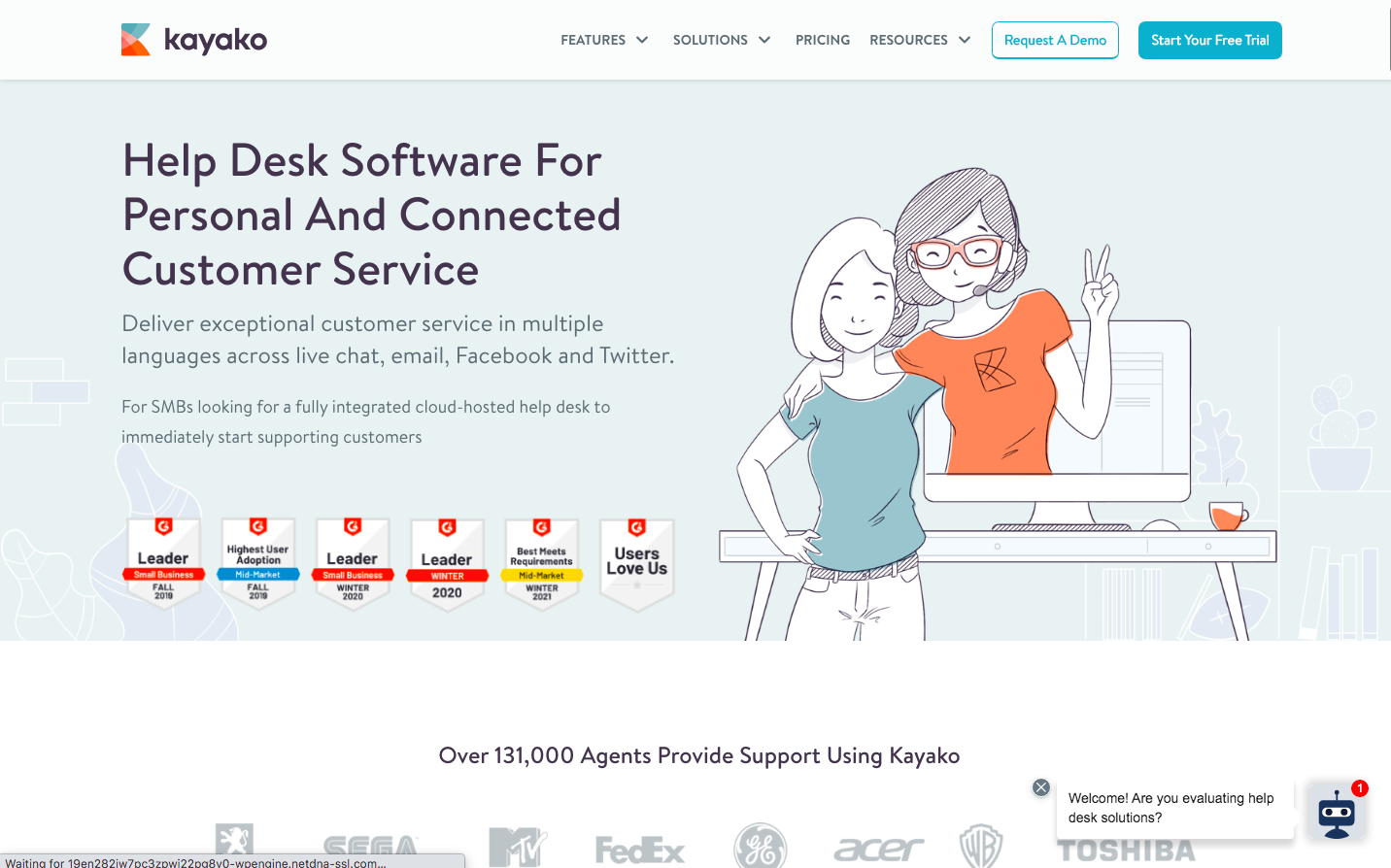 Kayako customer service for Shopify